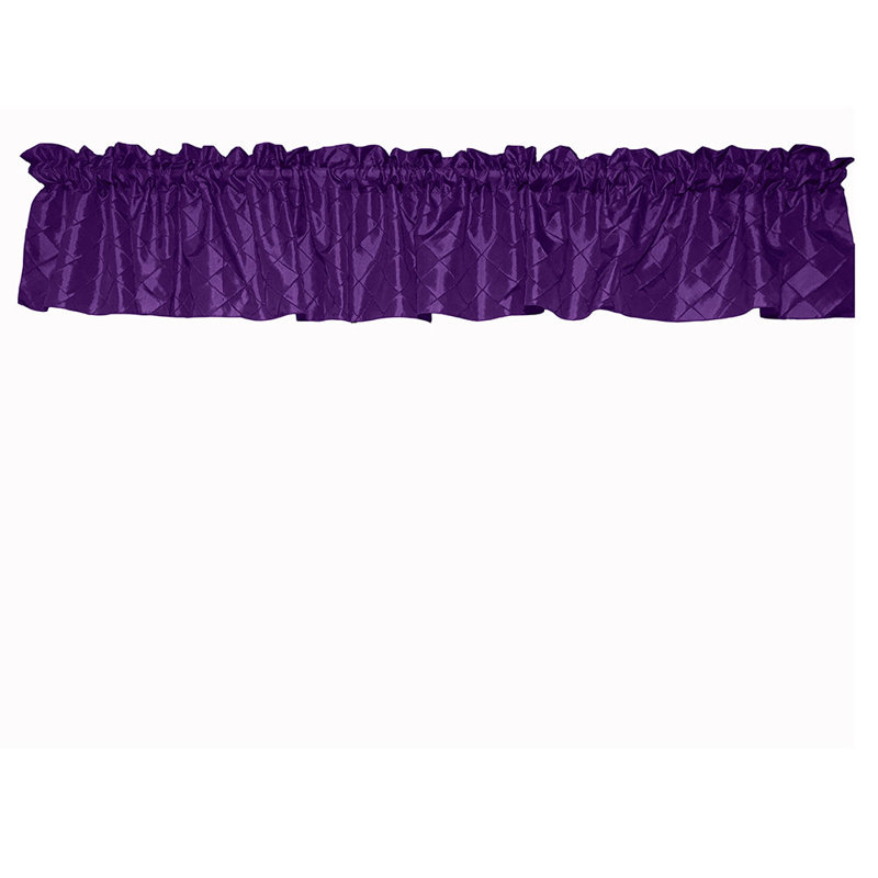 Cantonnière sur mesure l 52 po, L 52 po x L 14 po, Prune