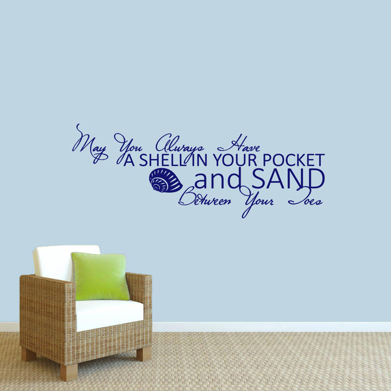Riyan Window Decal, Navy Blue