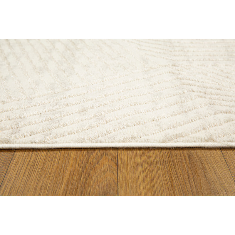 Tapis à motif géométrique moderne de la collection Tanja, Rectangle 1 pi 9 po x 3 pi 2 po