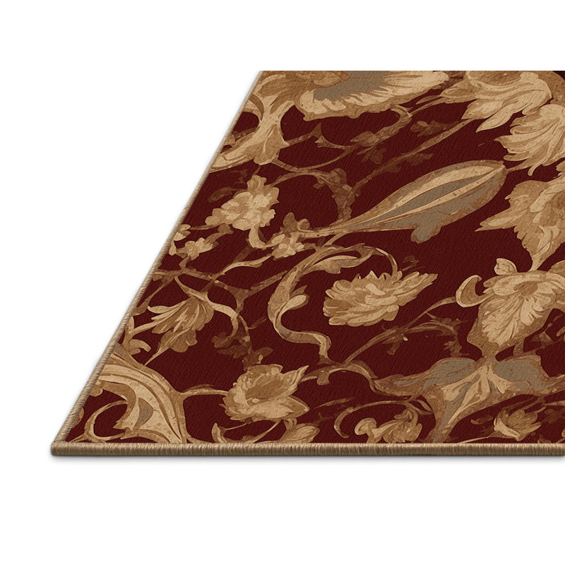 Stately Emblem Rug, Square 3'
