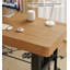 Bureau de travail rétro avec deux tiroirs et rangement latéral-333768558