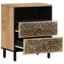 Chavella 50cm W Iron Bedside Table