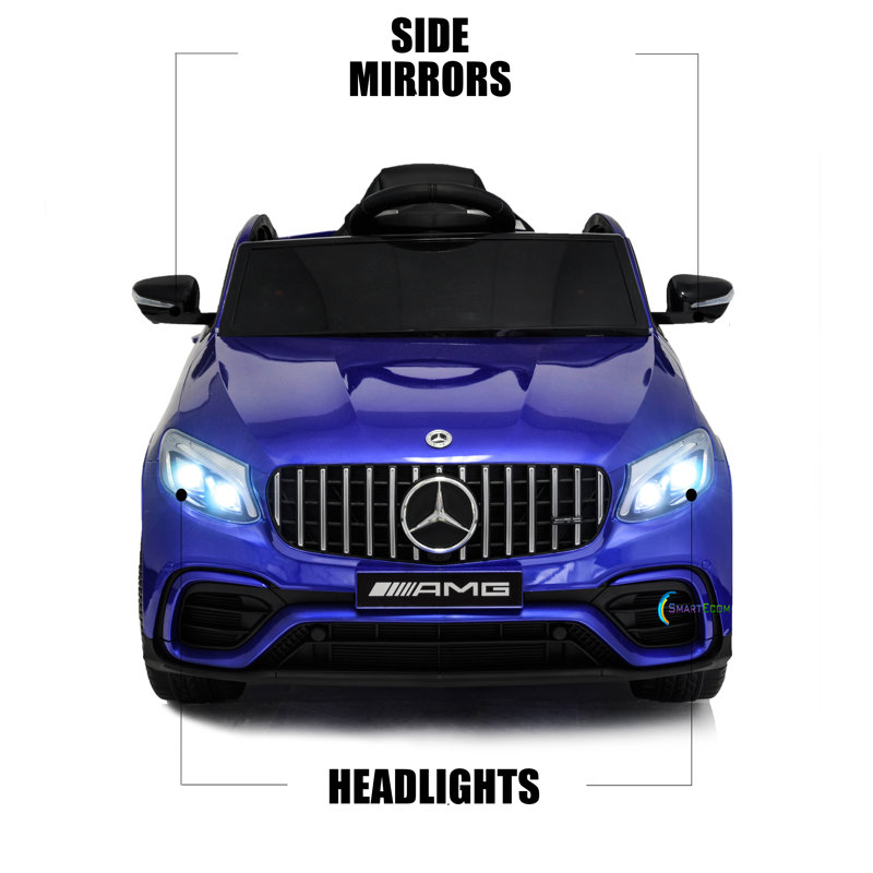 Blue 12V Mercedes AMG GLC63S Kids Ride-On Car with Remote Control
