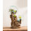 Pot de fleurs pour terrasse en verre flottant Pinkard