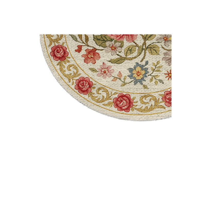 Tapis beige tissé Mosso, 4'11" x 4'11"