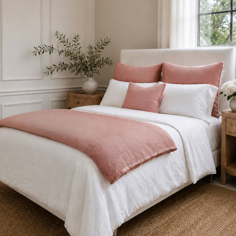 Summit Bed Runner, Light Blue