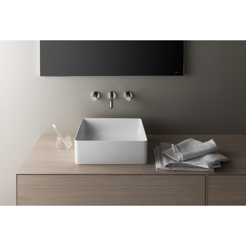 Living Square 14.2'' L Bathroom Sink
