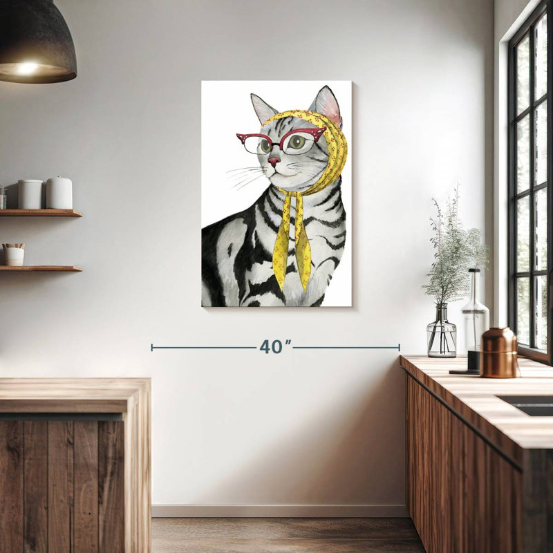 Brampt Cool Cat III, 36" H x 24" W