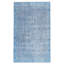 Tapis transitionnel de couleur bleu clair 4 pi 9 po x 7 pi 11 po