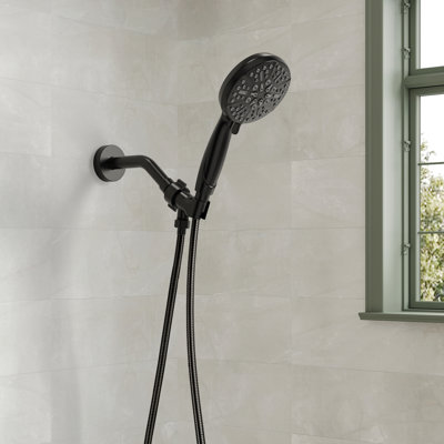 High Pressure Handheld Shower Head with 59" Hose and Shower Arm