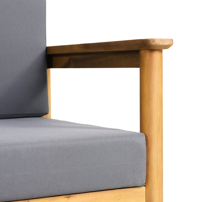 Bois avec une housse de siège à la mode et une doublure