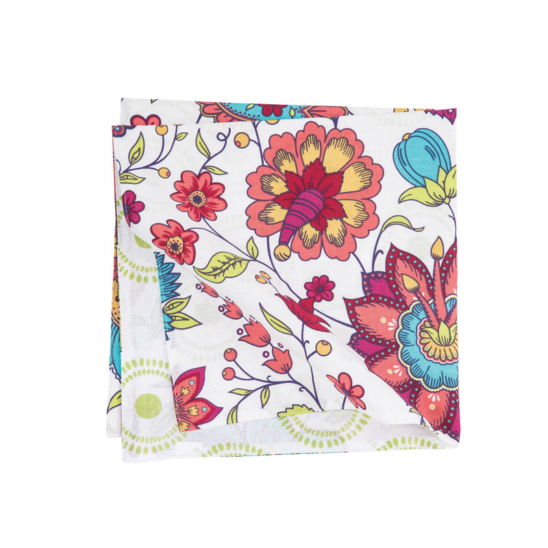 Artigoran Cotton Floral Square Napkin
