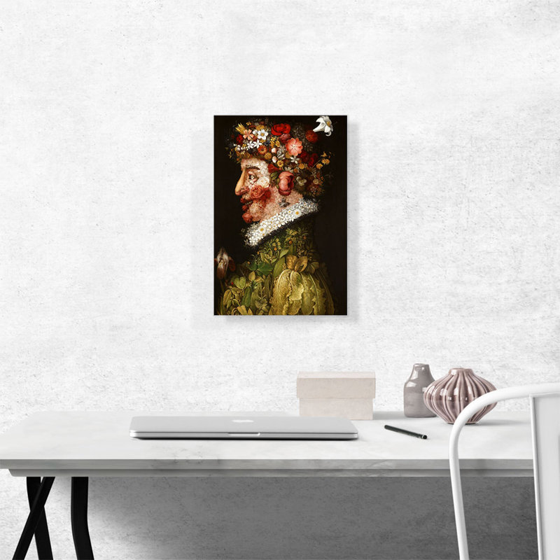 «Spring 1563» par Giuseppe Arcimboldo, impression sur toile tendue, H 18 po x l 12 po x P 0,75 po