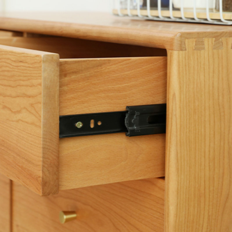 Commode d'appoint moderne en bois massif