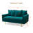 Madalinn 58'' Velvet Loveseat-1294829411