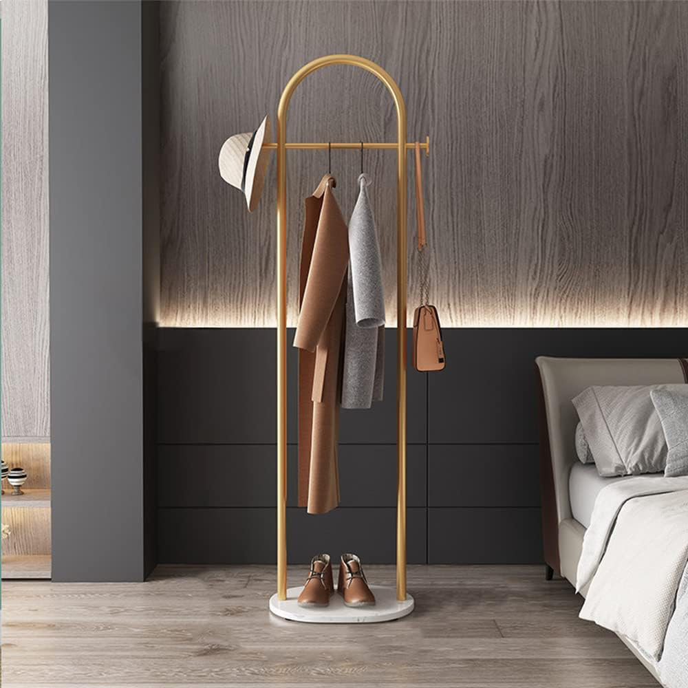 Ivtivfu Metal Freestanding 2 - Hook Coat Rack | Wayfair