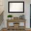 Miroir mural en bois non biseauté Oliver-119560755-118341143