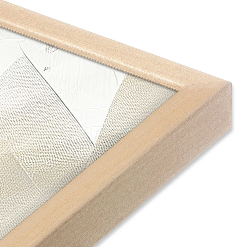 Impression Soft Momentum II, Reproduction encadrée sans passe-partout, Érable brut, H 37 po x l 25 po x P 1,25 po