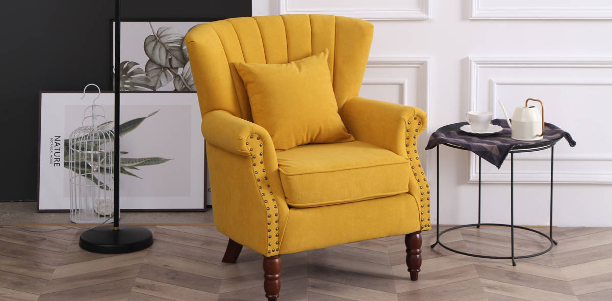 Johnathan 29'' Wide Velvet Wingback Chair