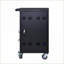 Chariot de charge mobile pour 30 tablettes / ordinateurs portables | Structure en acier | Portes verrouillables | Gestion des câbles | Métal | Noir mat-1169384209