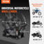 Cale de roue de moto, support de berceau de roue d'une capacité de 1 800 lb, support de roue avant en acier robuste avec 3 trous réglables, pour les motos tout-terrain de 15 à 21 po, les motos standard
