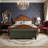 Modern Tufted Storage Bench,48" Faux Leather PU Ottoman with Lift-Top for Bedroom,Living Room,Entryway-1561845478
