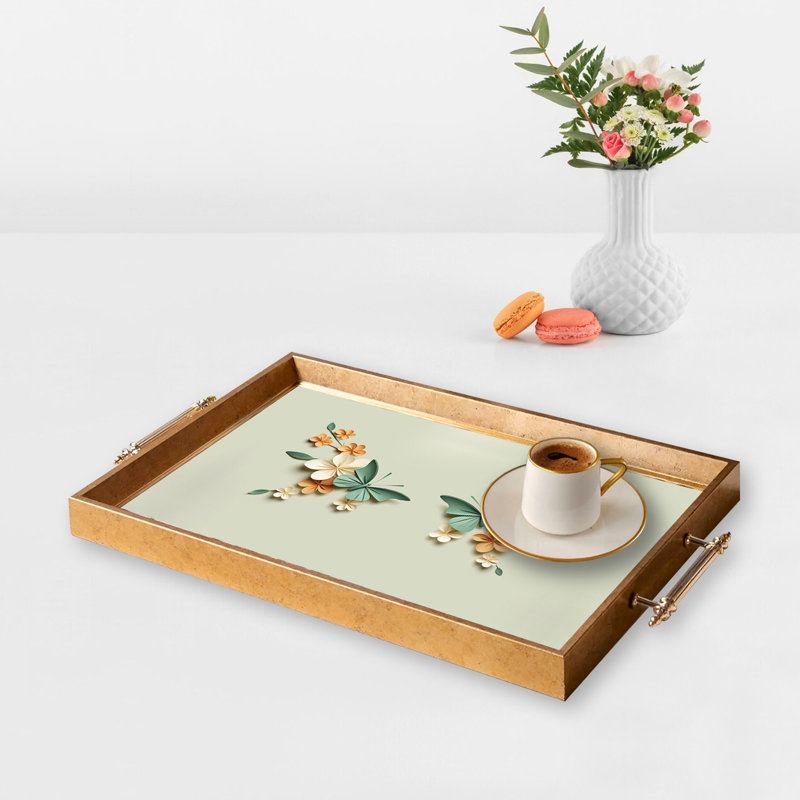 Élégant plateau en verre de 19,7 po x 11,4 po x 1,4 po | Fabrication 100% verre durable | Facile à nettoyer avec un chiffon humide | Idéal pour le service, la présentation décorative et l'organisation | Ajout élégant à la décoration intérieure
