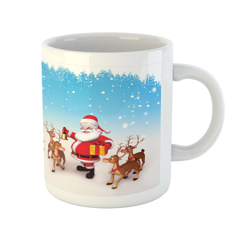 Grande tasse à café santa