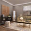 Miroir brun en bois Markeyia