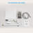 Dual Shower Head - 10 Inch Wall Mounted Square Shower System With Rough-In Valve