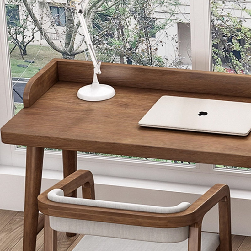 Solid Wood Pine Two-Person Long Desk, 29.52" H x 47.24" W x 23.62" D