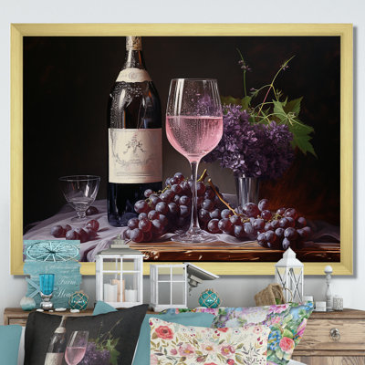 Lambrusco lustre sur toile