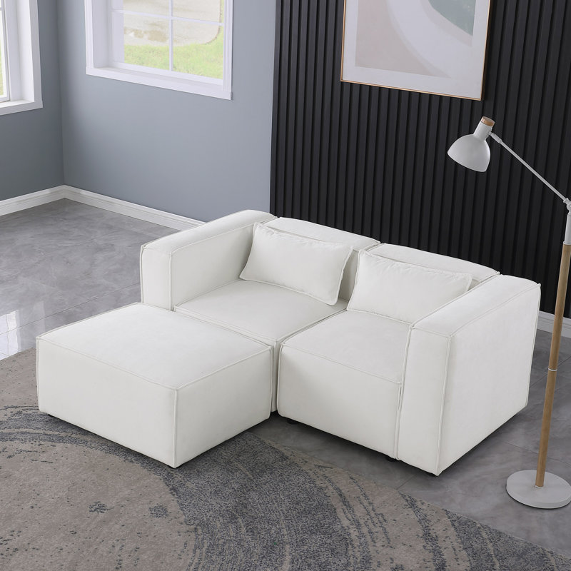 Modular Sofa  Chenille Fabric,  Simple And Grand, The Seat And Back Is Very Soft. This Is Also A KNOCK DOWN Sofa