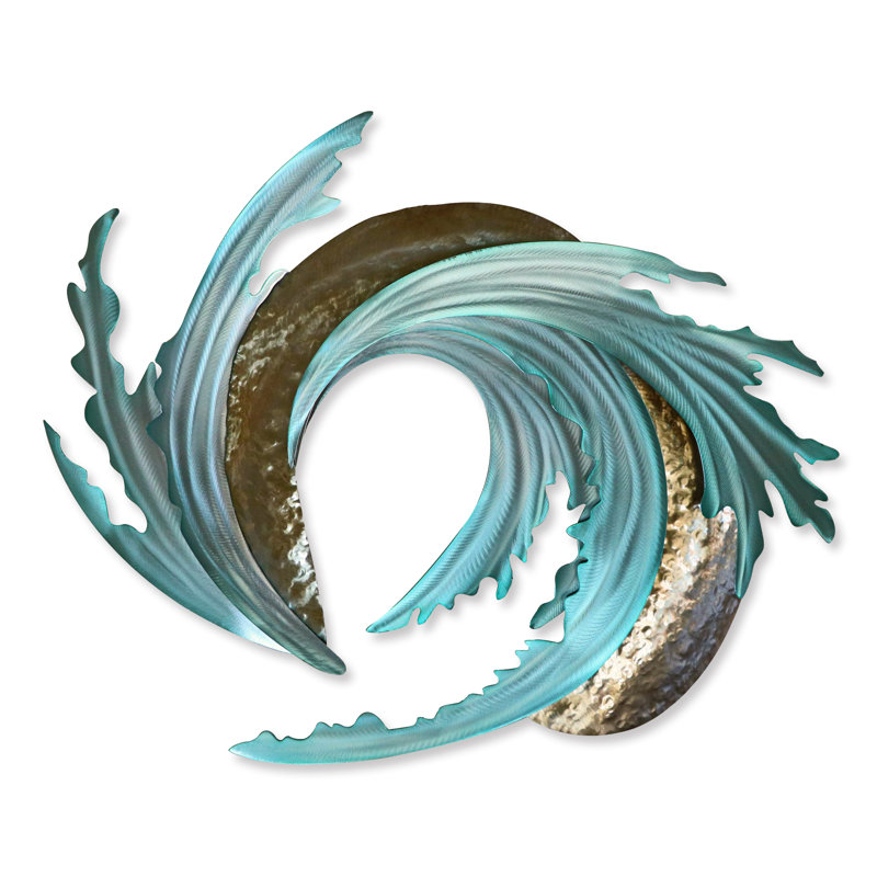 Handmade Modern Abstract Wall Decor on Metal