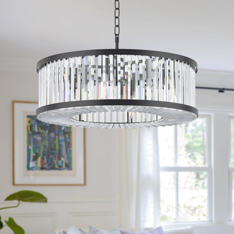 Lustre tambour 6 lumières Volkhart