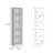 3 Piece Home Bookcase Set, 67" Wide With 13 Shelves And 2-Door Cabinet ,  Living Room Set  White-1208203358