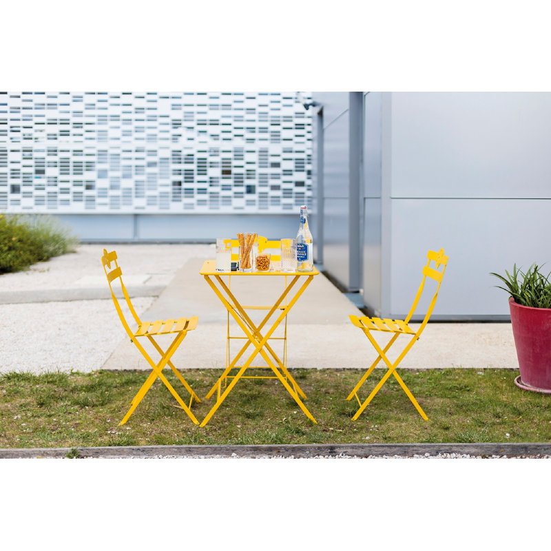 Bistro Outdoor Dining Side Chair, Liquorice