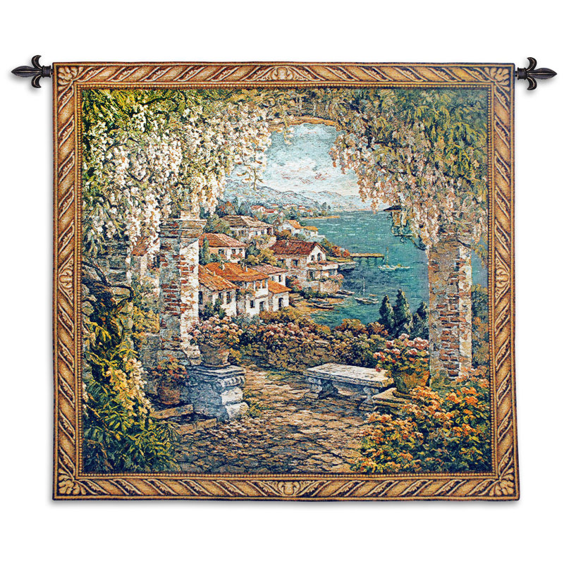 Tapisserie classique «Seaview Hideaway» par Yuri Lee