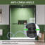 Porte de douche coulissante double à cadre 56 x 60 po x H 76 po avec verre trempé transparent de 8 mm-118317381