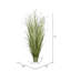 Herbe verte artificielle en pot.-936796857