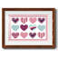 Collection Sweet Valentine A - Art mural mat et encadré sous verre acrylique, grand salon-1303036038-1303036039