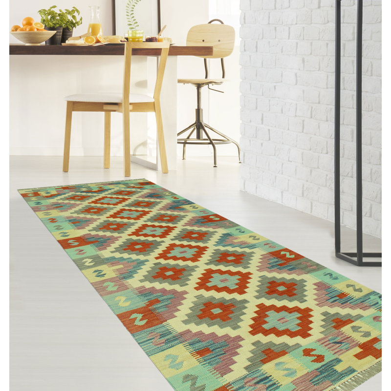 Bobbee Kilim Nergis Rust Runner