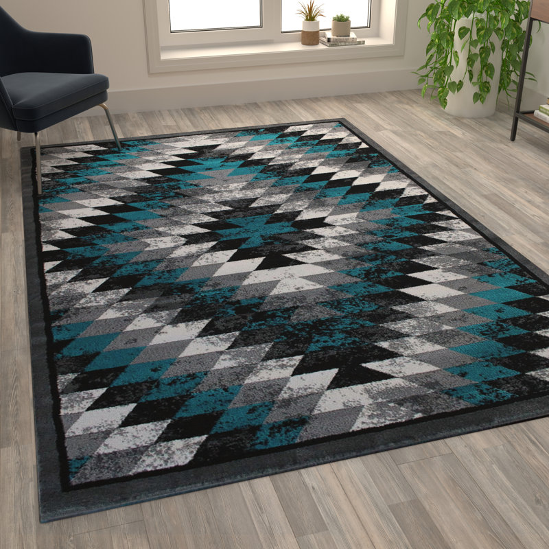 Tapis intérieur Akwasi, Rectangle 6 pi x 9 pi