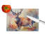 Deer Glass Cutting Board Large