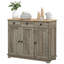 Buffet avec comptoir en bois massif-1197844299