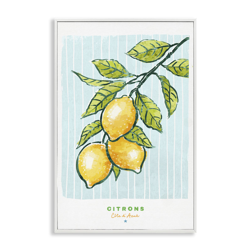 Giclée de bistro moderne encadrée, design par Chad Barrett, Giclée encadrée blanc bord de mer, H 18 po x l 12 po