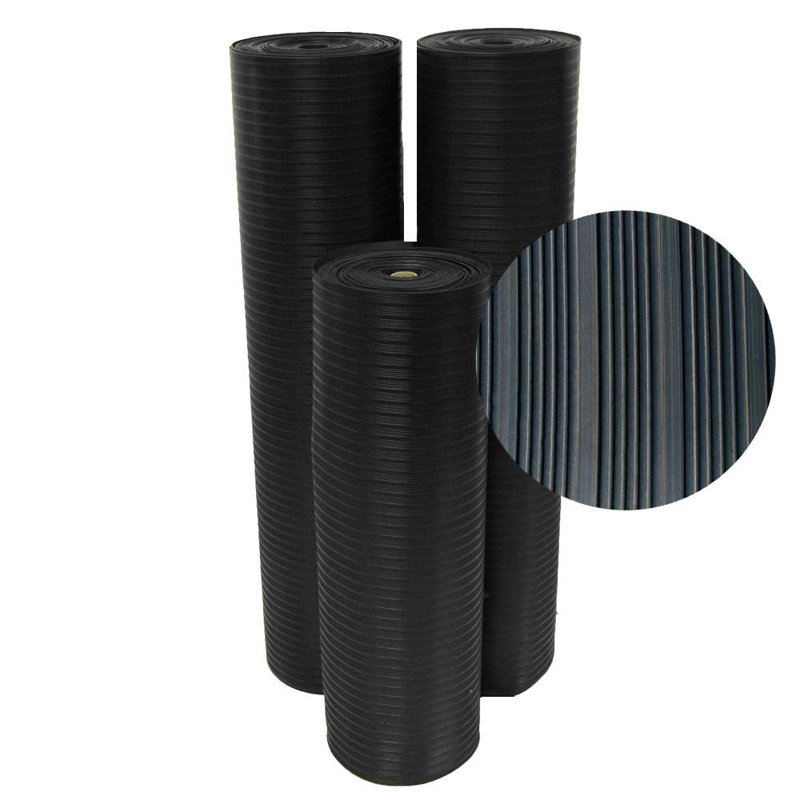 Rubber-Cal, Inc. Garage Flooring in Black, 30" W x 48" L