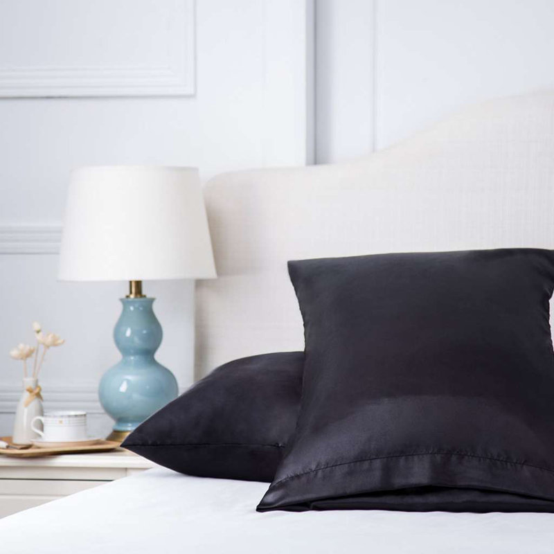 Satin - Set of 2, Queen Pillowcase, Gray