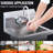 Stainless Steel Hand Washing Sink, 17 X 12.8 Inch, With 360 Rotatable Faucet, For Kitchen And Bar, Easy To Assemble Wall Mount Basin Steel, Heavy Duty, Drain