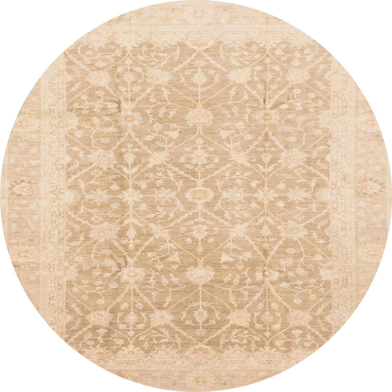 Abstract Indoor Rug, Round 5'